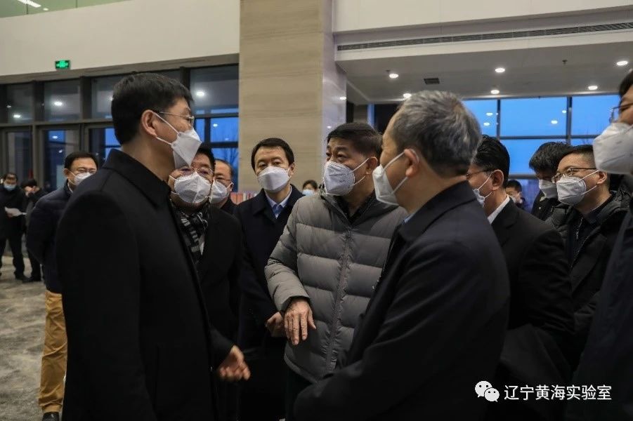 辽宁省科技厅党组书记冯文胜一行来辽宁黄海实验室调研
